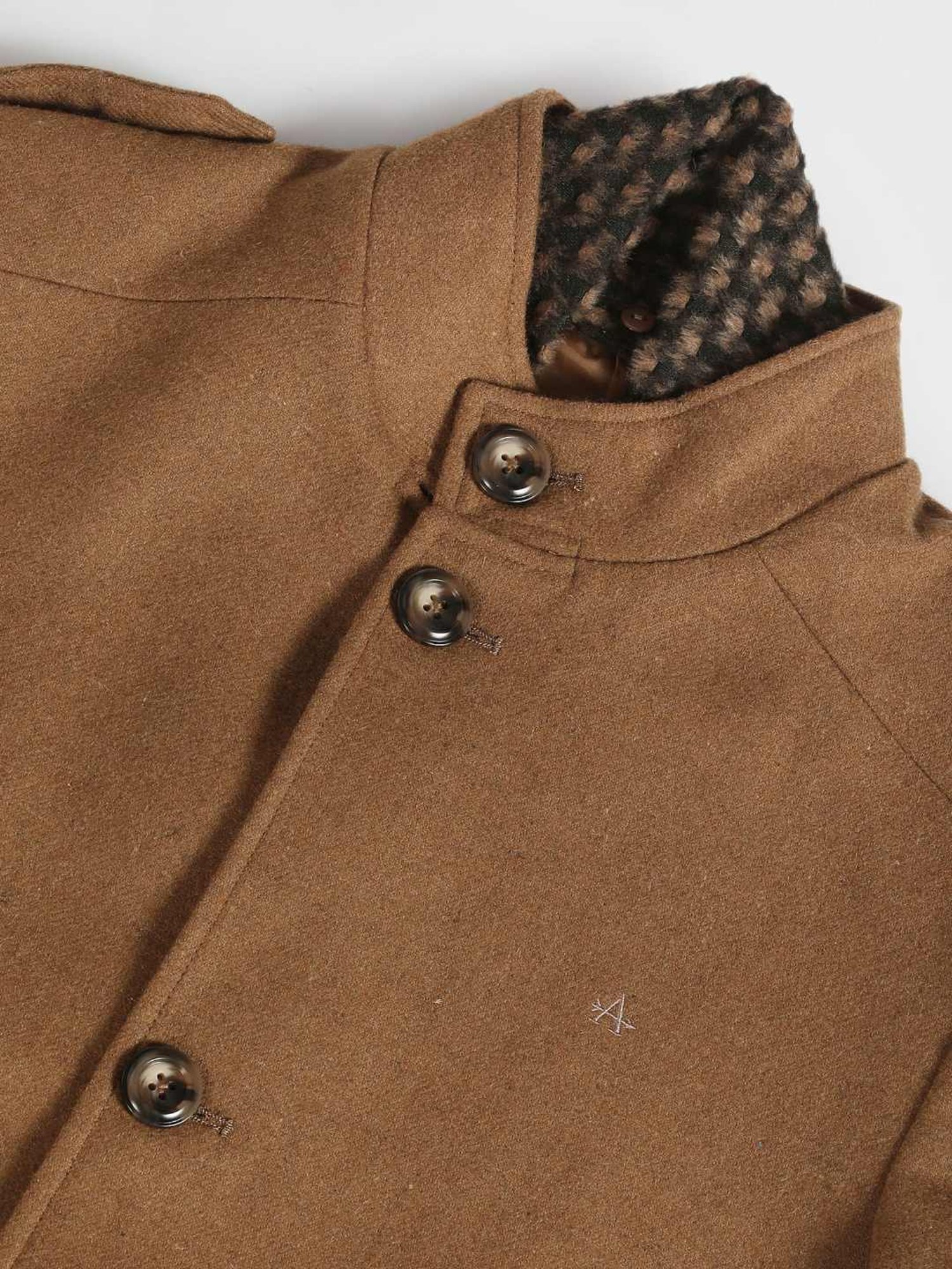 Arrow Sport Brown Regular Fit Overcoat