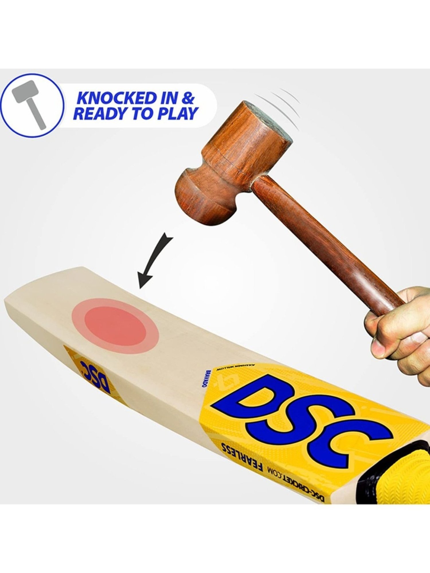 DSC Bravado 88 Kashmir Willow Cricket Bat Size - Mens