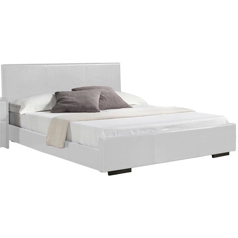Abbey White King Bed in White - Camden Isle