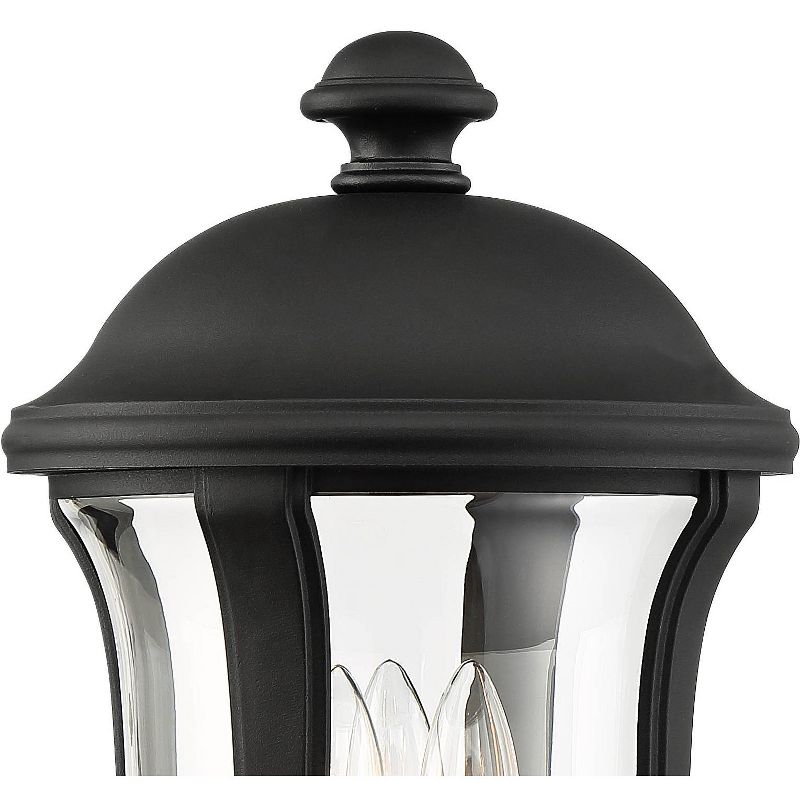 1 Light Outdoor Post Mount Black - Aurora Lighting