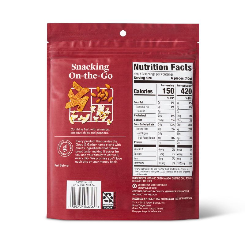 Organic Dried Unsweetened Tropical Blend - Banana, Mango & Pineapple - 4oz - Good & Gather™