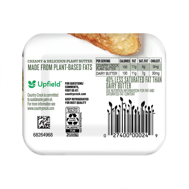 Country Crock Olive Oil Plant Butter - 10.5oz