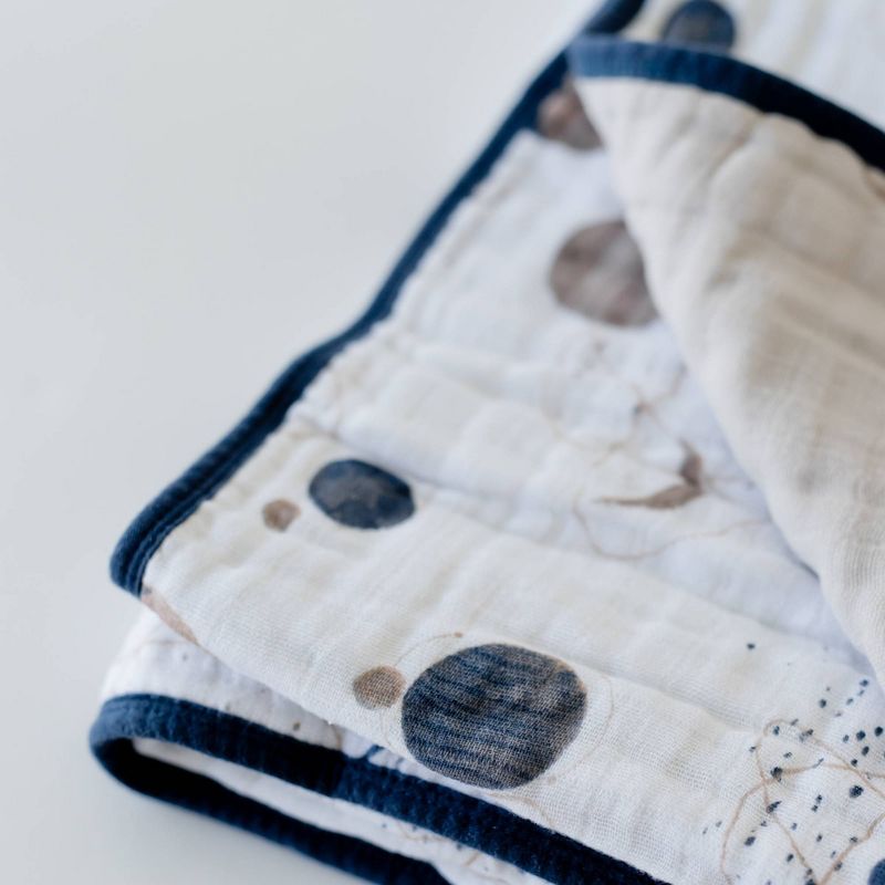 Little Unicorn 4-Layer Cotton Muslin Quilt - Planetary