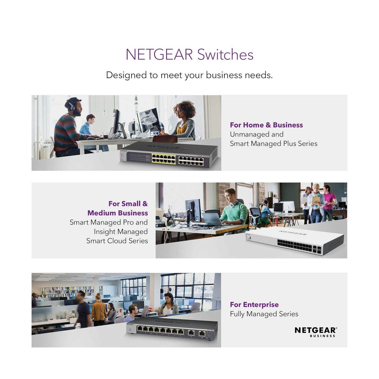 NETGEAR 10-Port Gigabit/10G Ethernet Unmanaged Switch (GS110MX) - with 2 x 10...