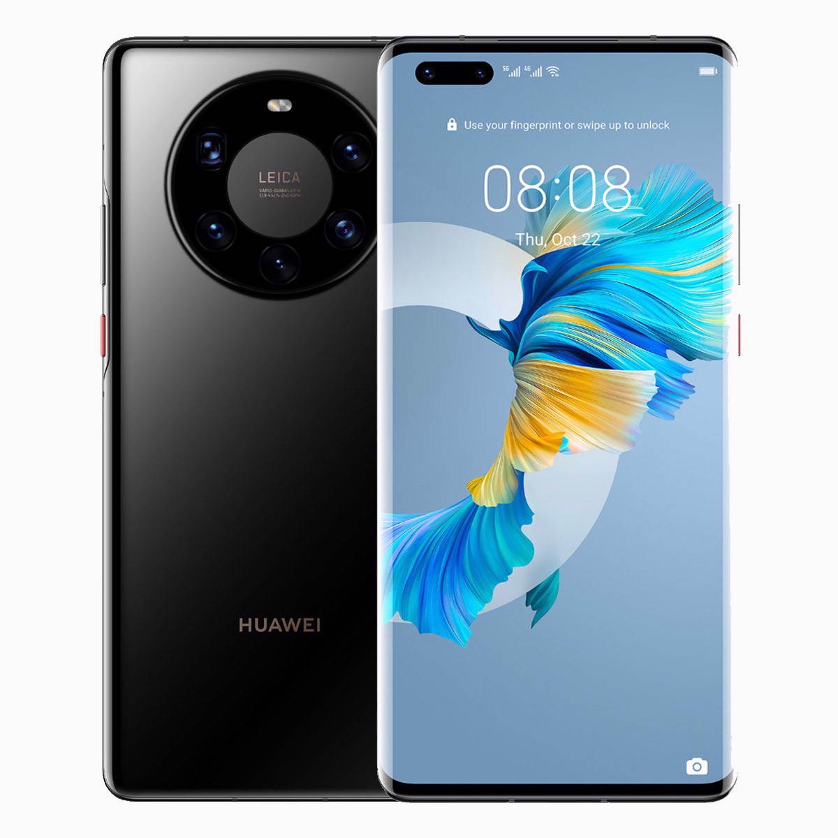 Huawei Mate 40 Pro Plus 5G Dual-SIM 256GB ROM + 12GB RAM (GSM Only | No CDMA) Factory Unlocked Android Smartphone (Black) - International Version