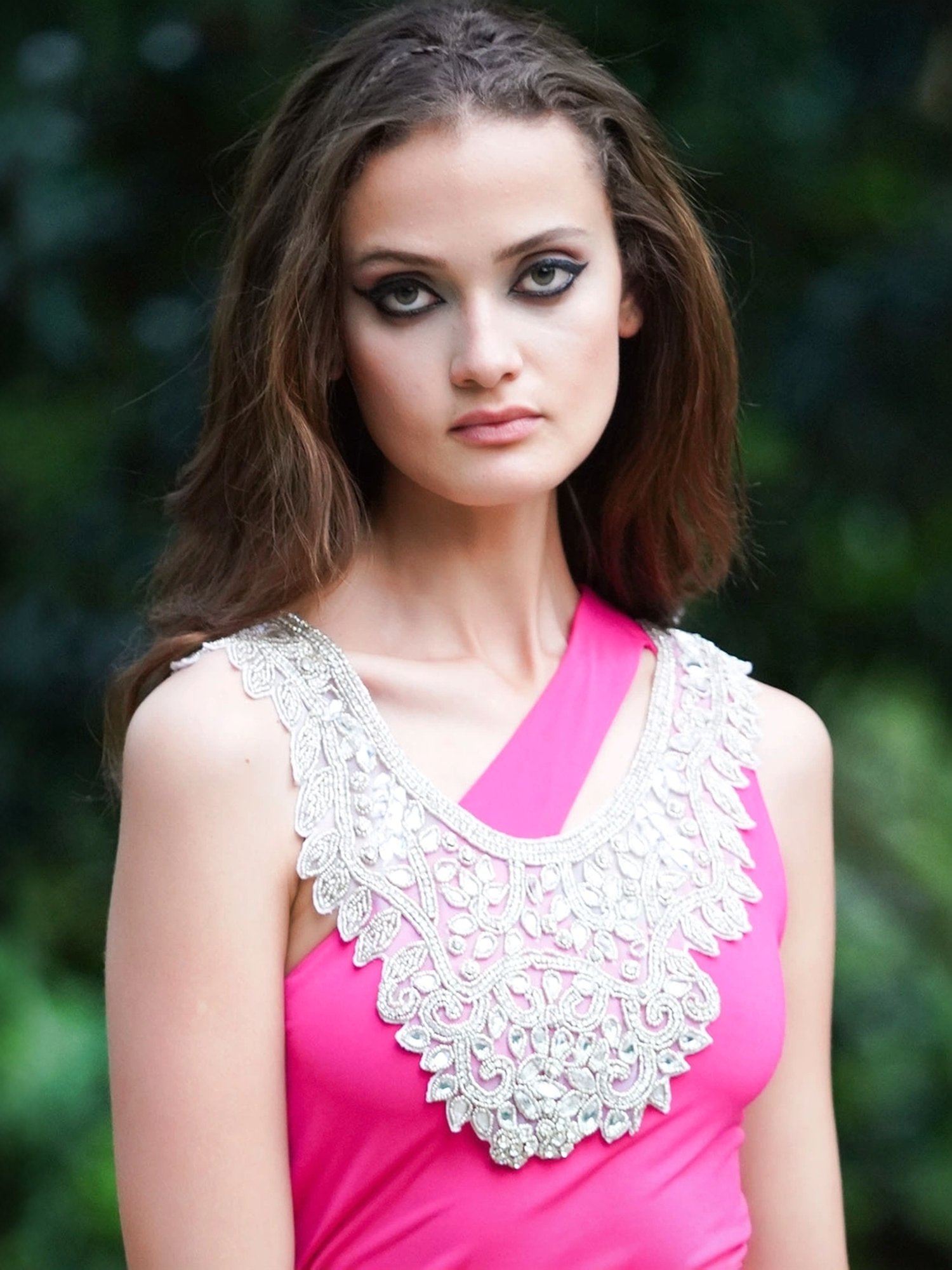 Odette Grey Embellished Fancy Short Cape