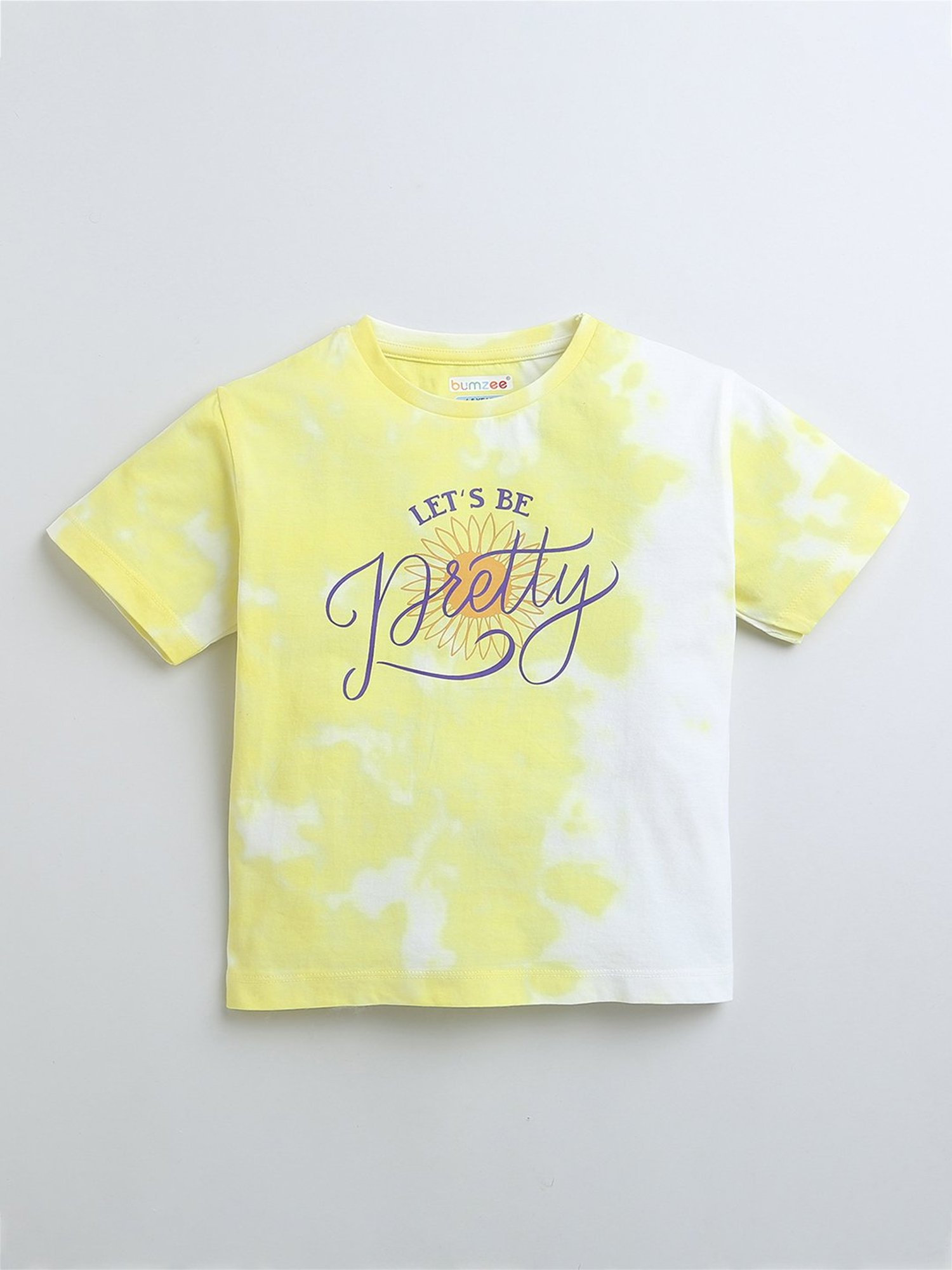 Bumzee Kids Yellow Printed T-Shirt