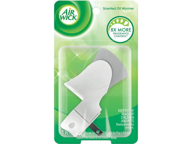 Air Wick 62338-78046 Scented Oil Warmer, 1.75" x 2.69" x 3.63", White/Gray, 6/Carton