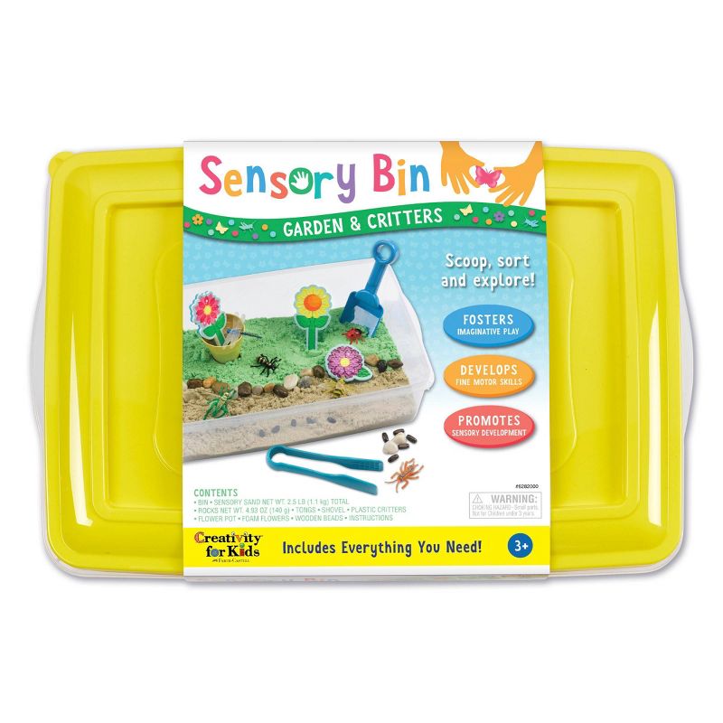 Garden Critters Sensory Bin - Creativity for Kids