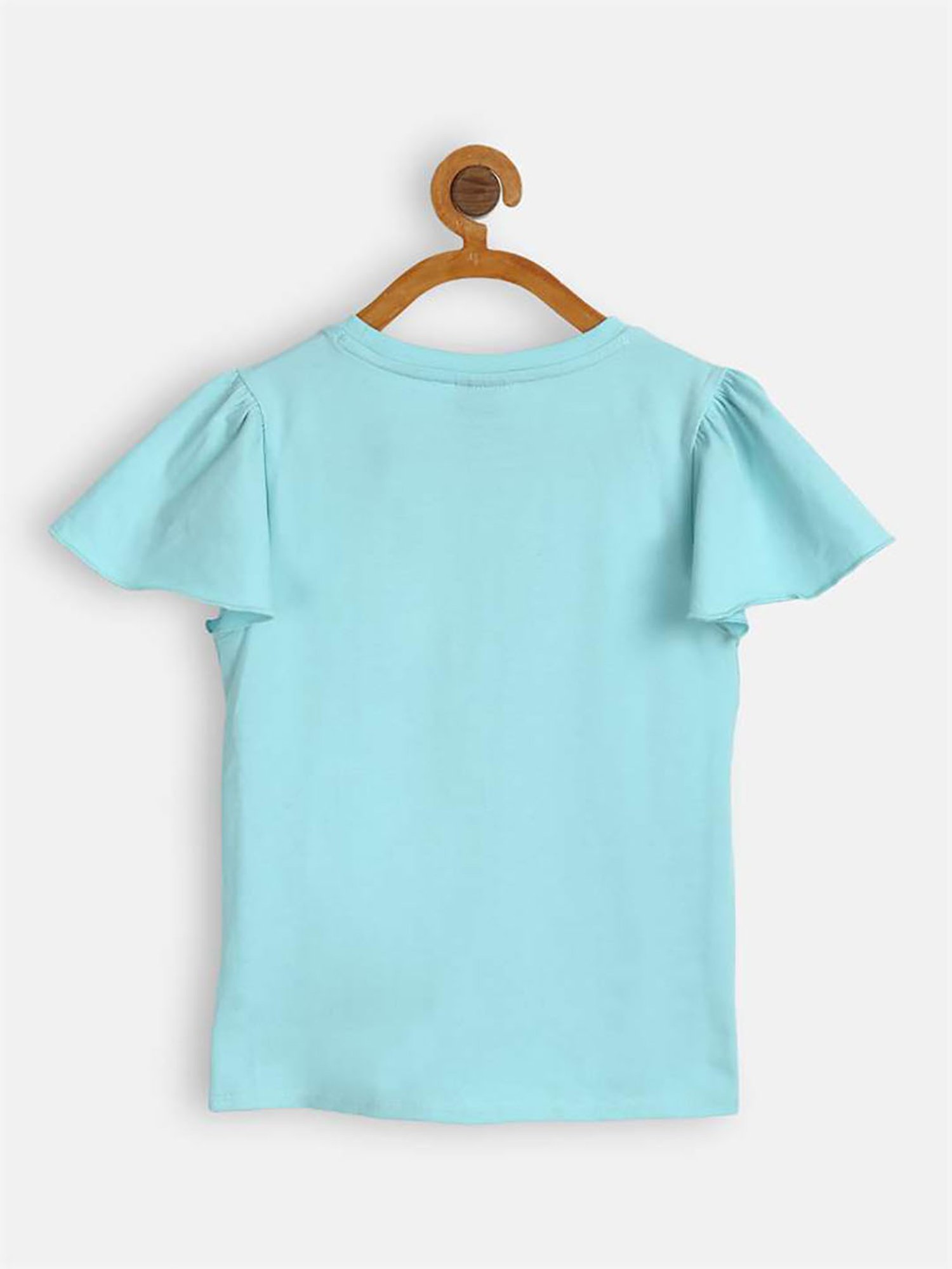 H by Hamleys Girls Blue Printed T-Shirt