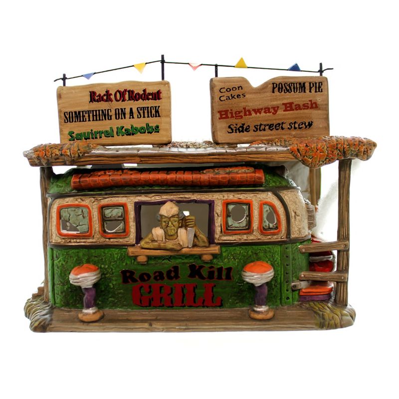 Dept 56 Buildings Roadkill Grill Halloween Highway Scarey  -  Decorative Figurines
