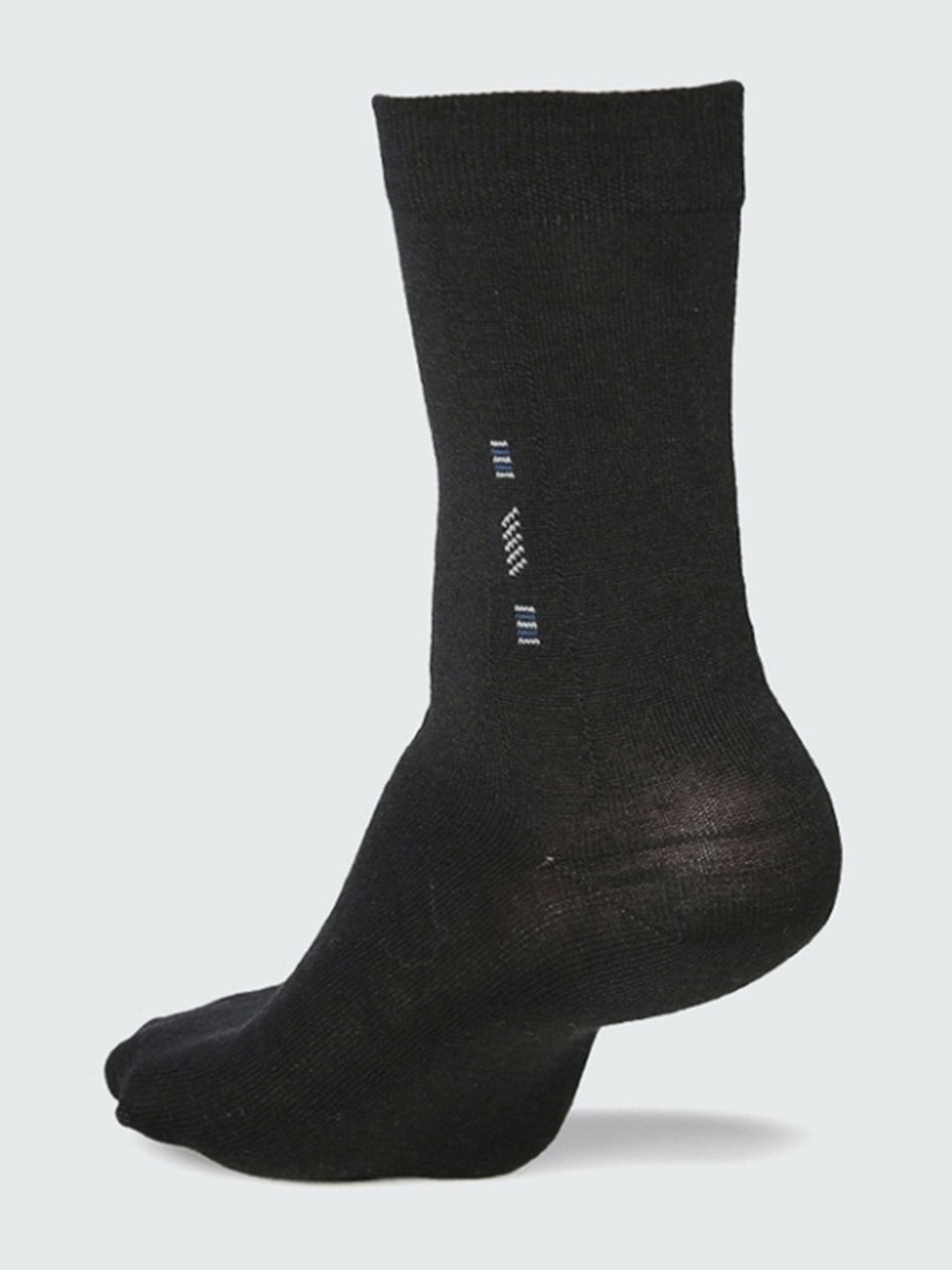 Bonjour Brown and Black Socks (Pack Of 2)