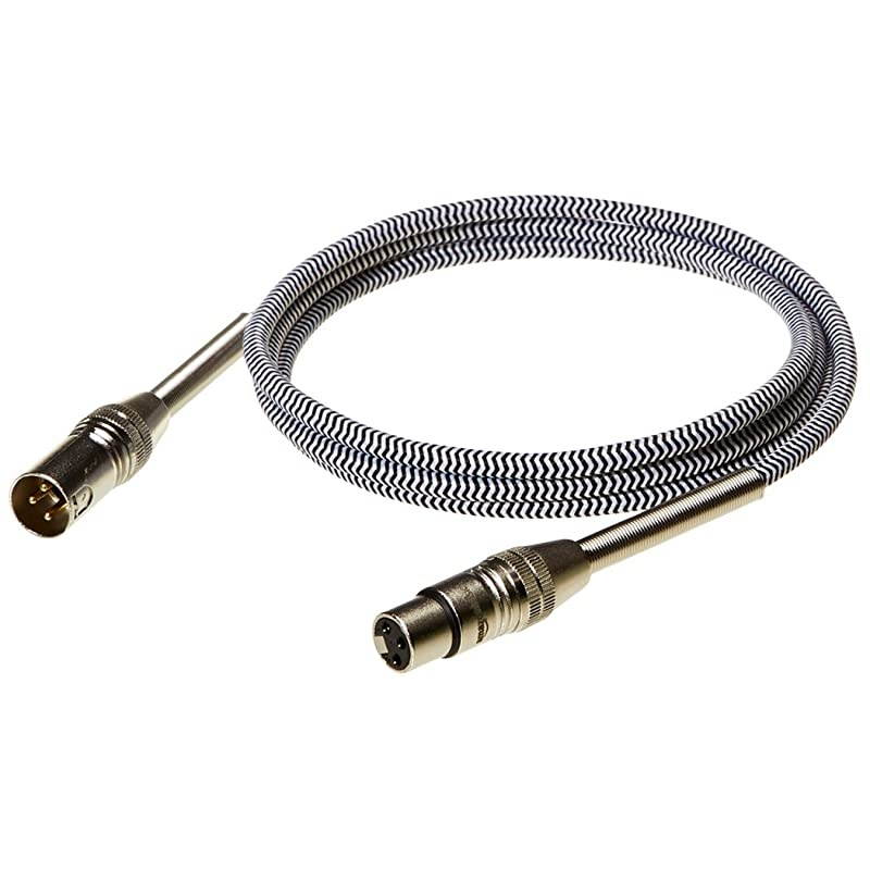 3 Pin Microphone Cable Pack of 5 6 Feet Silver