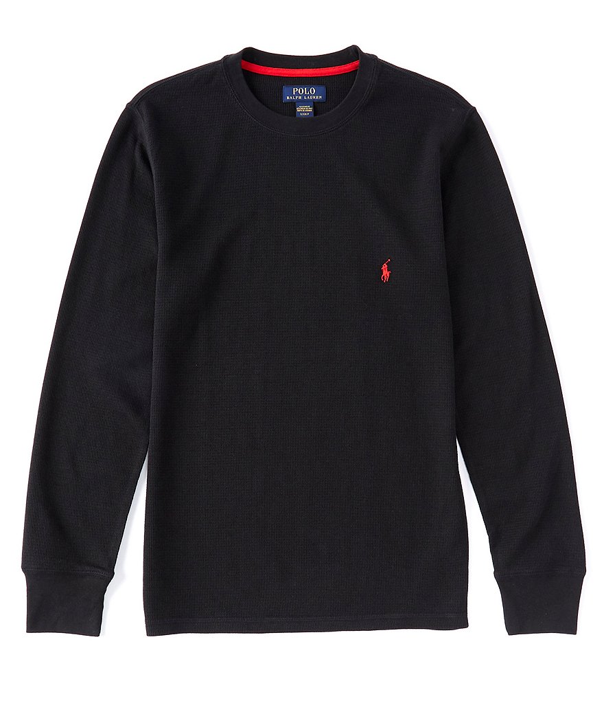 Polo Ralph Lauren Midweight Waffle Crew Neck Sleep Top