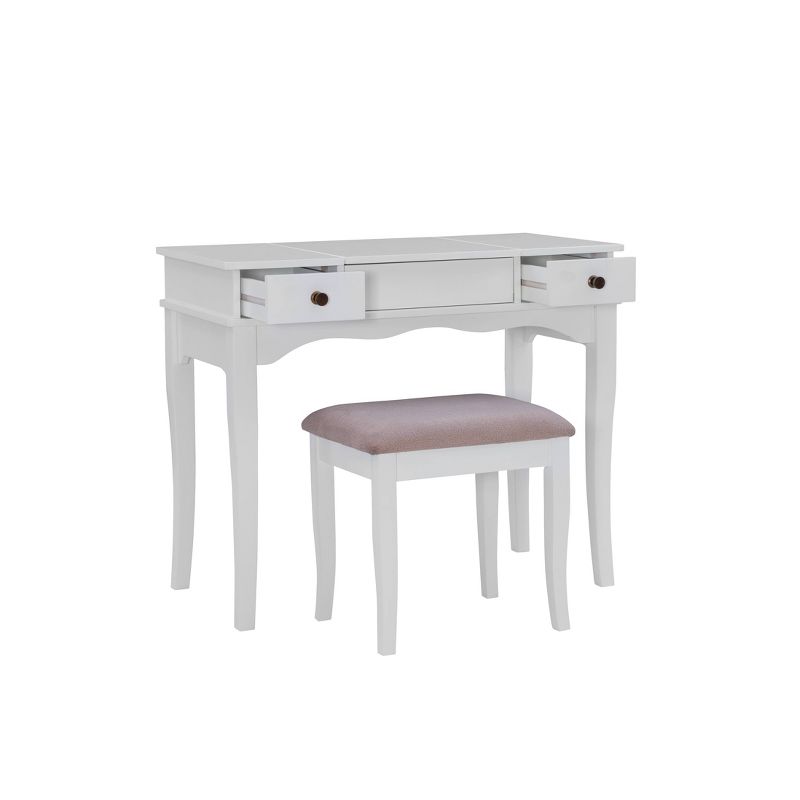 Salisbury Vanity w/Mirror White - Chique