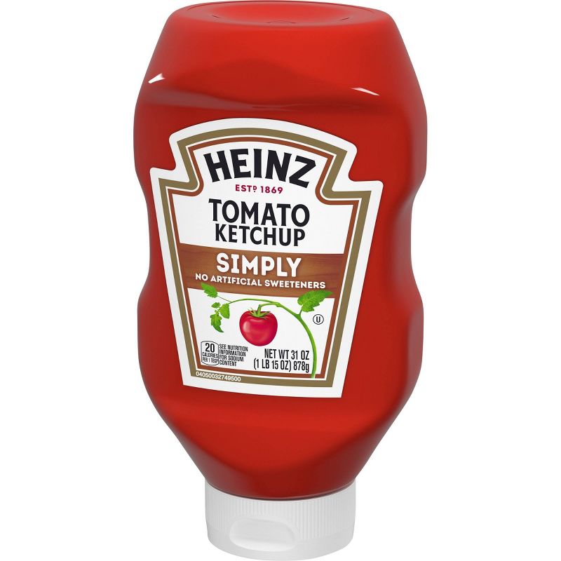 Heinz Simply Heinz Tomato Ketchup - 31oz