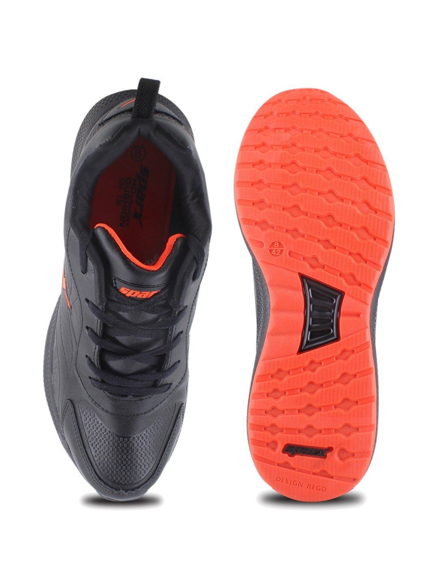 Sparx Men's Black Running Shoes