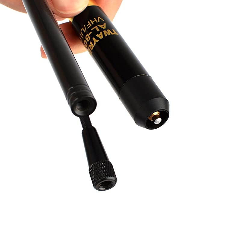 AL800 VHFUHF 2m 70cm Walkie Talkie SMAFemale Extendable Antenna Dismountable 335inch for Baofeng BFUV5R BF888s PUXING WOXUN Kenwood TK360 TK370 Two Way Radio