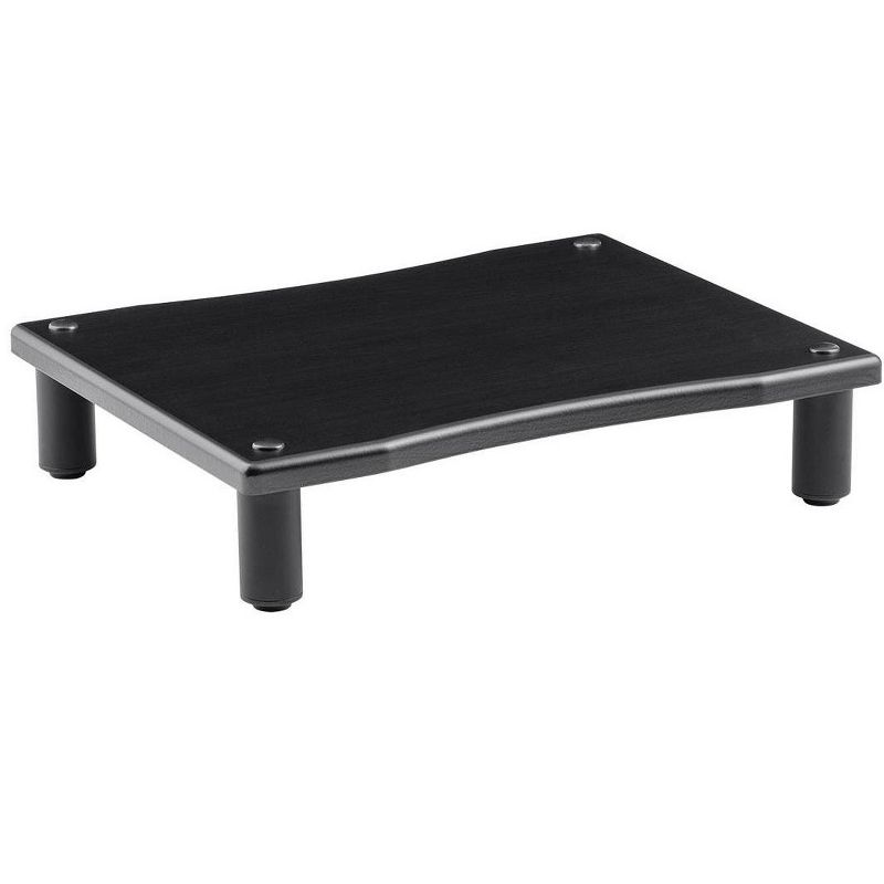 Monolith Amplifier/Component Stand XL - Black, Open Air Design, Scratch-Resistant, Hold Up to 200lbs. Perfect Way to Organize AV Components