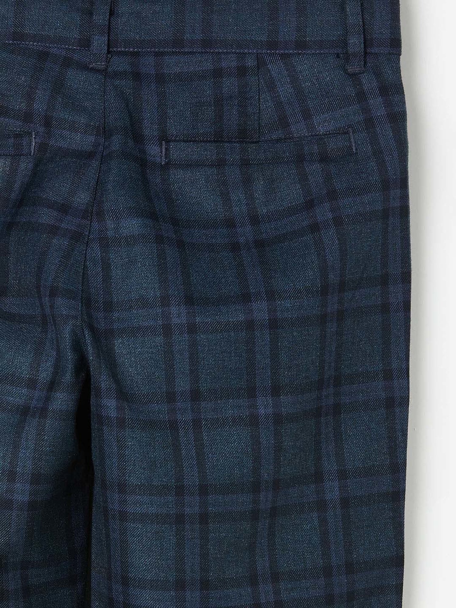 Fame Forever by Lifestyle Boys Navy Chequered Pants