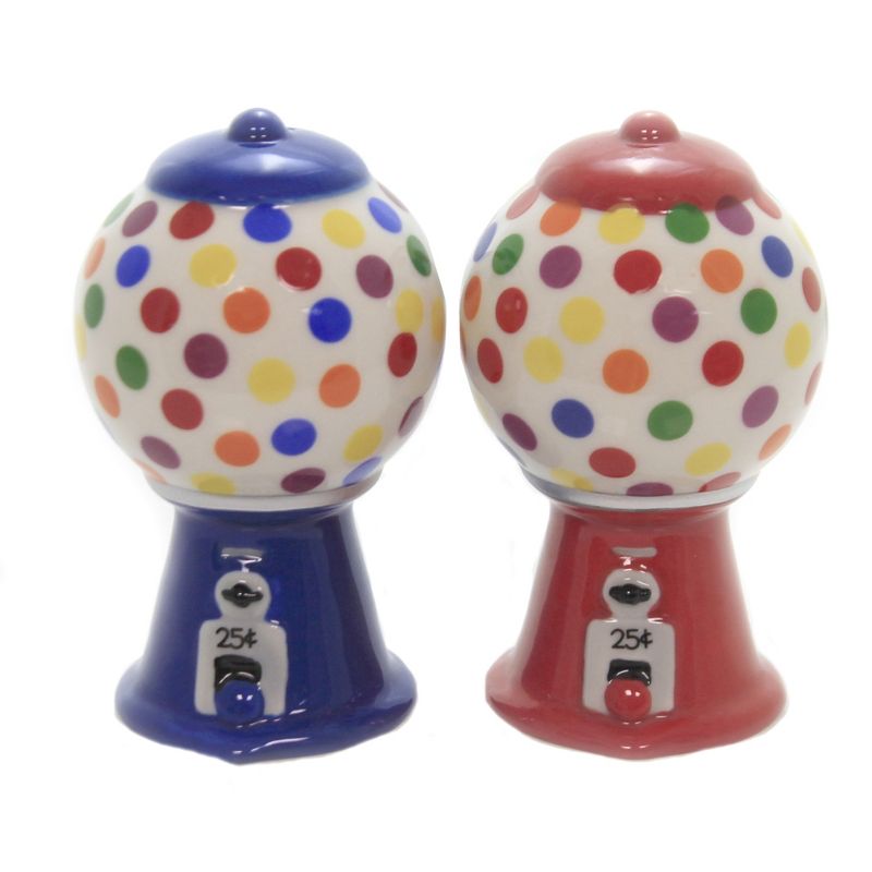 Tabletop 3.5" Gumball Machine Salt/Pepper Candy Chewing Cosmos Gifts Corp.  -  Salt And Pepper Shaker Sets