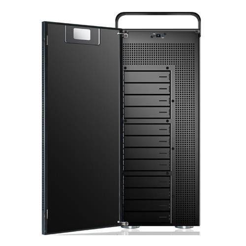 SANS DIGITAL AN12L+B - 64bit 12 Bay iSCSI and Windows/MAC/Linux Files Shared Dual Gigabit NAS Server (Black)