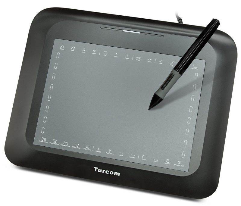 TS-6608M Turcom (8&rdquo;x6&rdquo;) Graphic Drawing Tablet and 2048 Pressure Sensitive Pen
