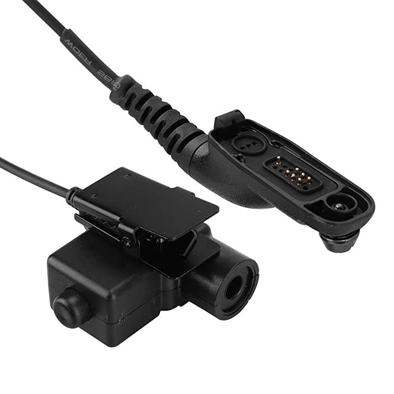 Tactical Headphone PTT Military Radio Headset Adapter Compatible for Motorola XiR Series 2 Way Radio