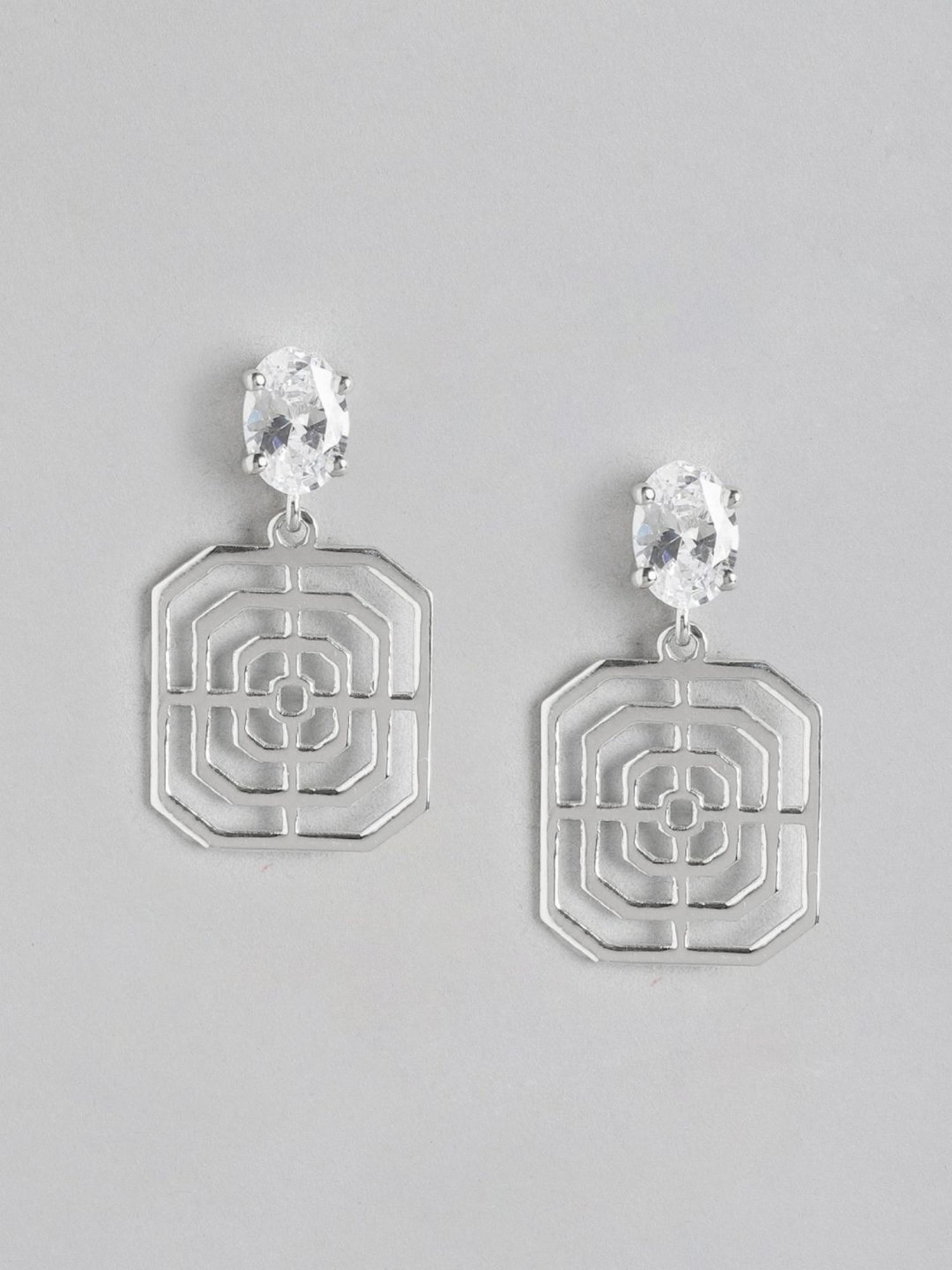 Zavya 92.5 Sterling Silver Dangler Earrings for Women