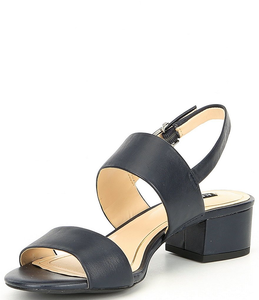 Alex Marie Calina Leather Block Heel Sandals