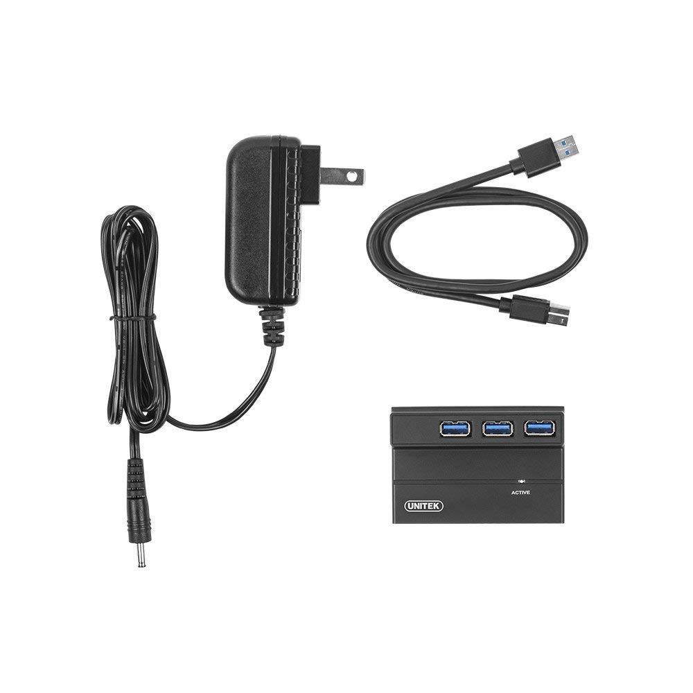 UNITEK 3 Port USB 3.0 Hub Multi Memory Card Reader Adapter For SD MS CF TF M2