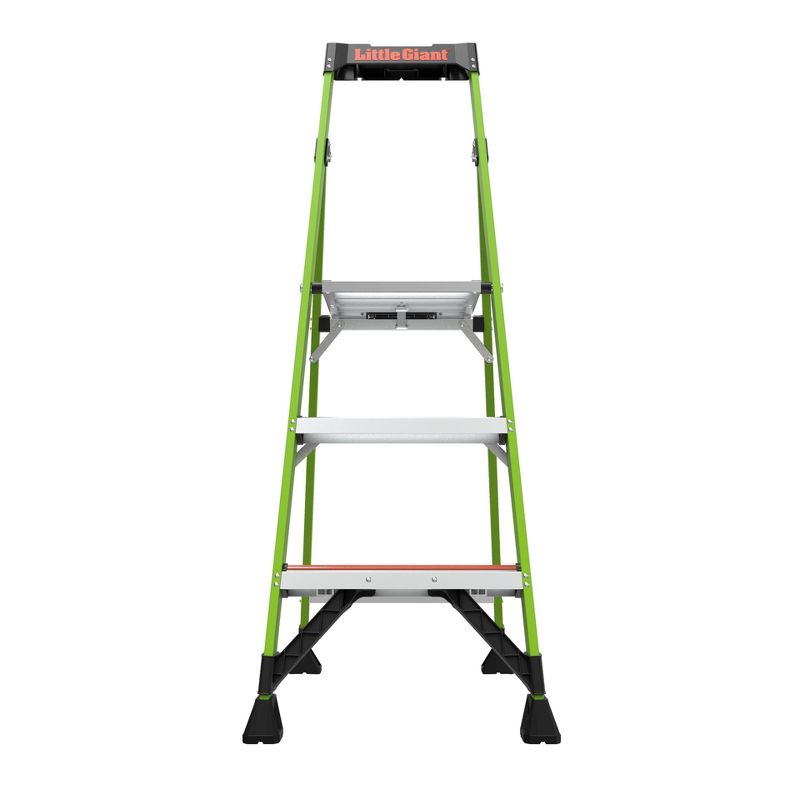 Little Giant Ladder Systems 5' ANSI type IAA 375 lb fiberglass Stepladder Apple Green
