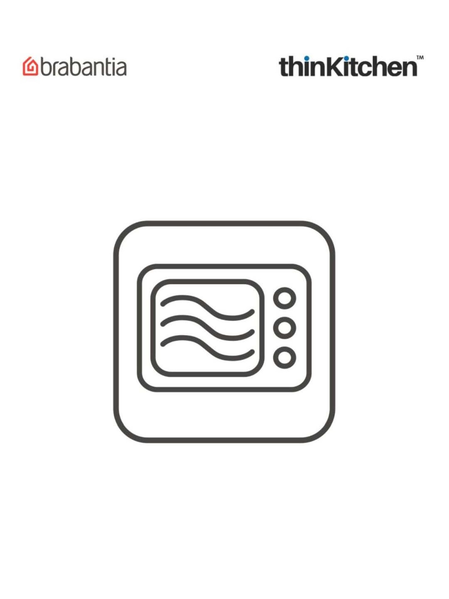 Brabantia Dark Grey Plastic Make & Take Medium Lunch Box (1.1 L)