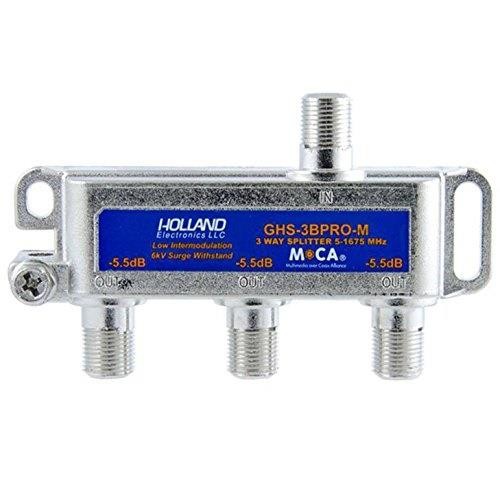 CATV MoCA Rated 3-Way Balanced Splitter