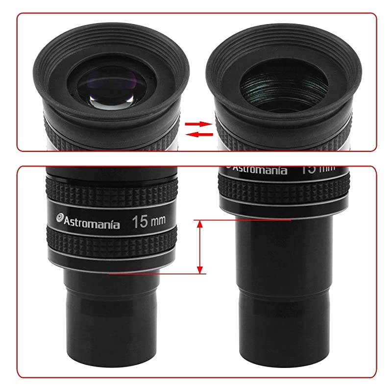 125quot 15mm 58Degree Planetary Eyepiece for Telescope