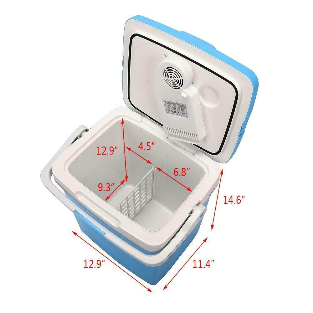 26L Electric Cooler Warmer Car Home Plug Portable Mini Fridge