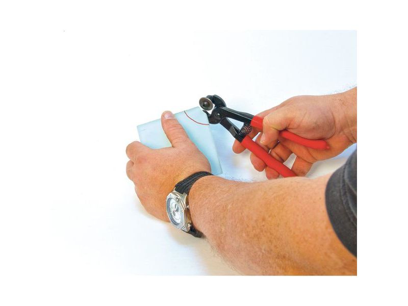 QEP 32010Q Glass Tile Nipper,1/4 In Cap,Blue