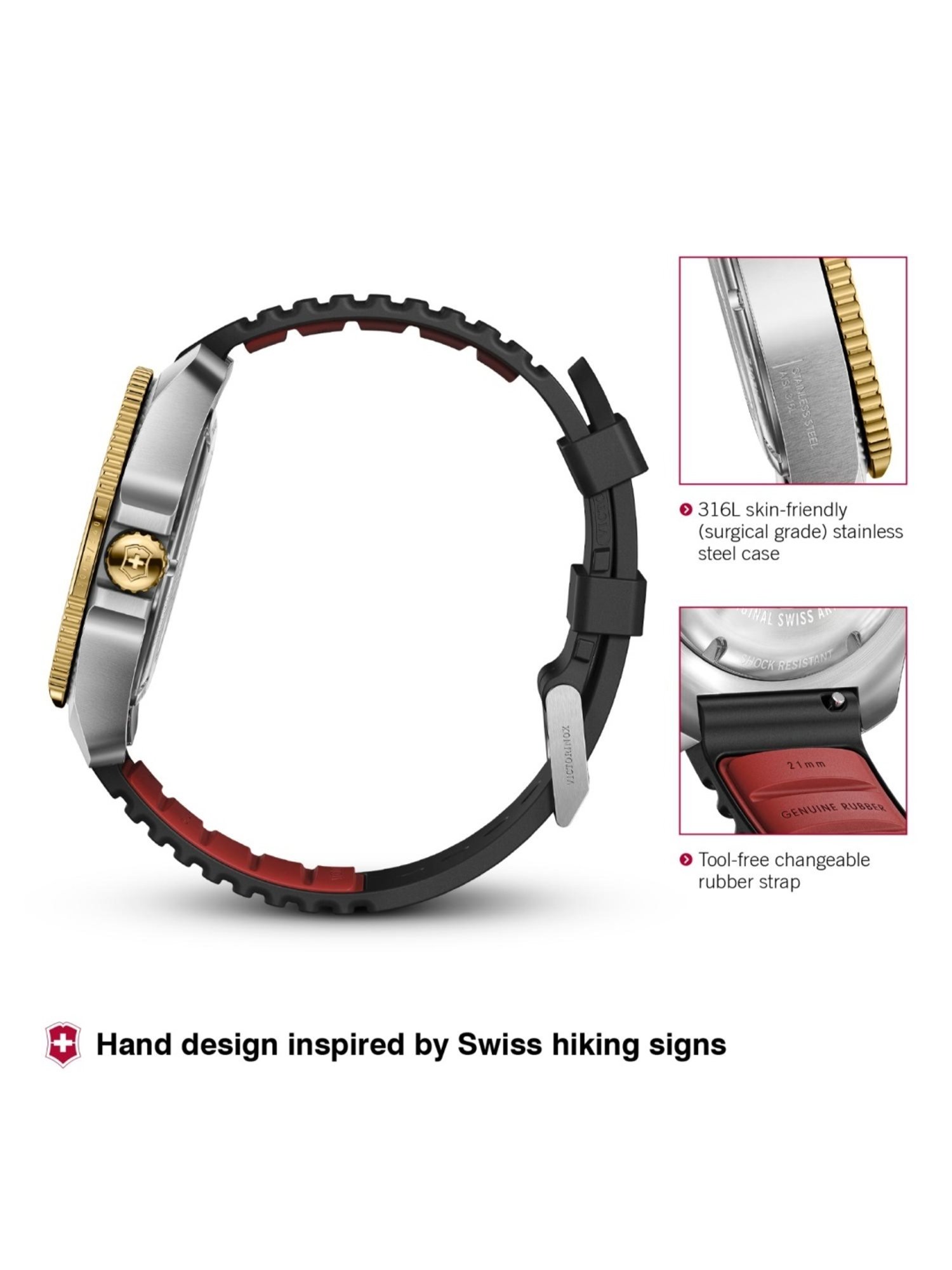 VICTORINOX V242014 Journey 1884 Analog Watch for Men