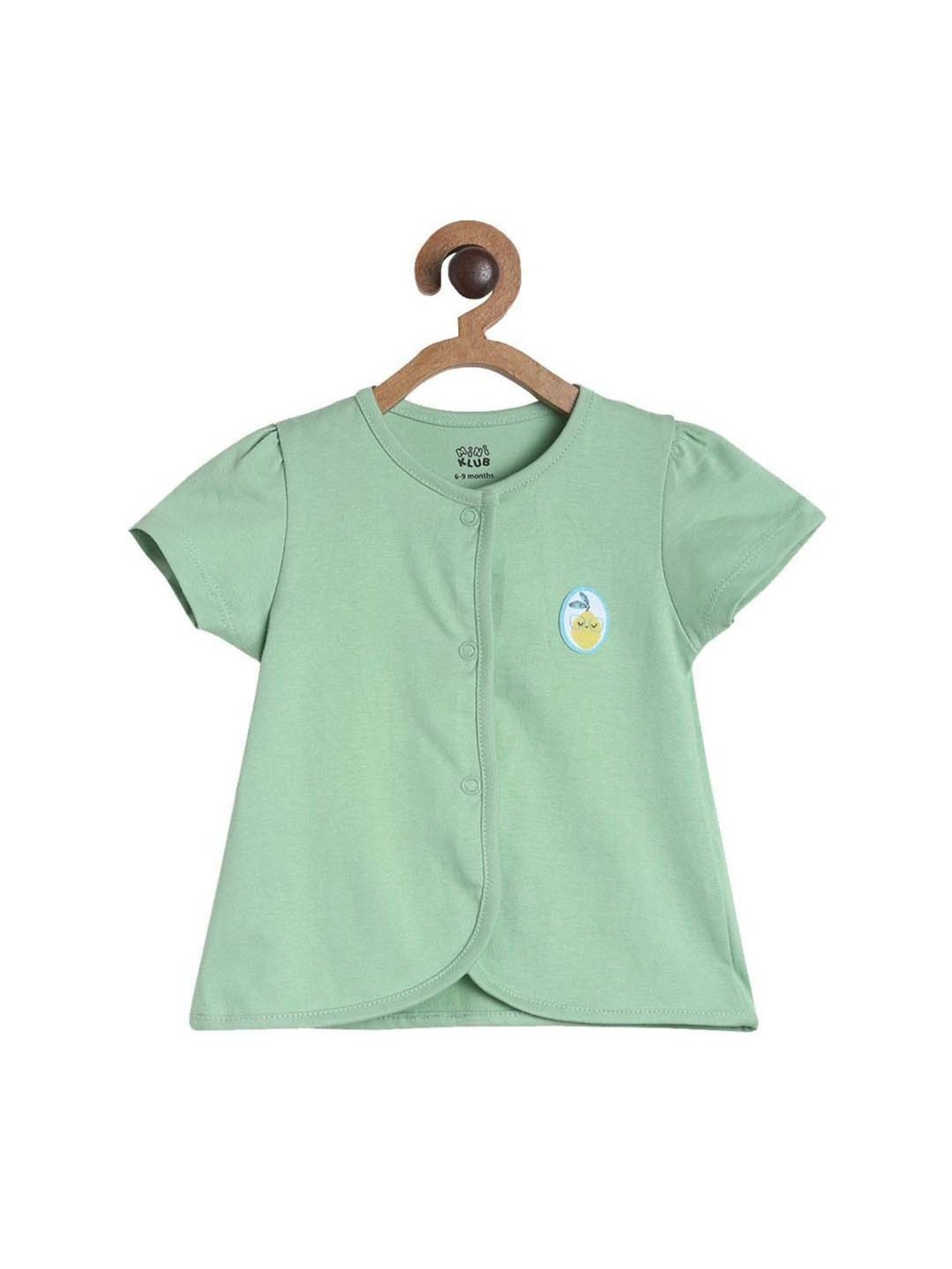 MINIKLUB Kids Multicolor Cotton Printed Top (Pack of 3)