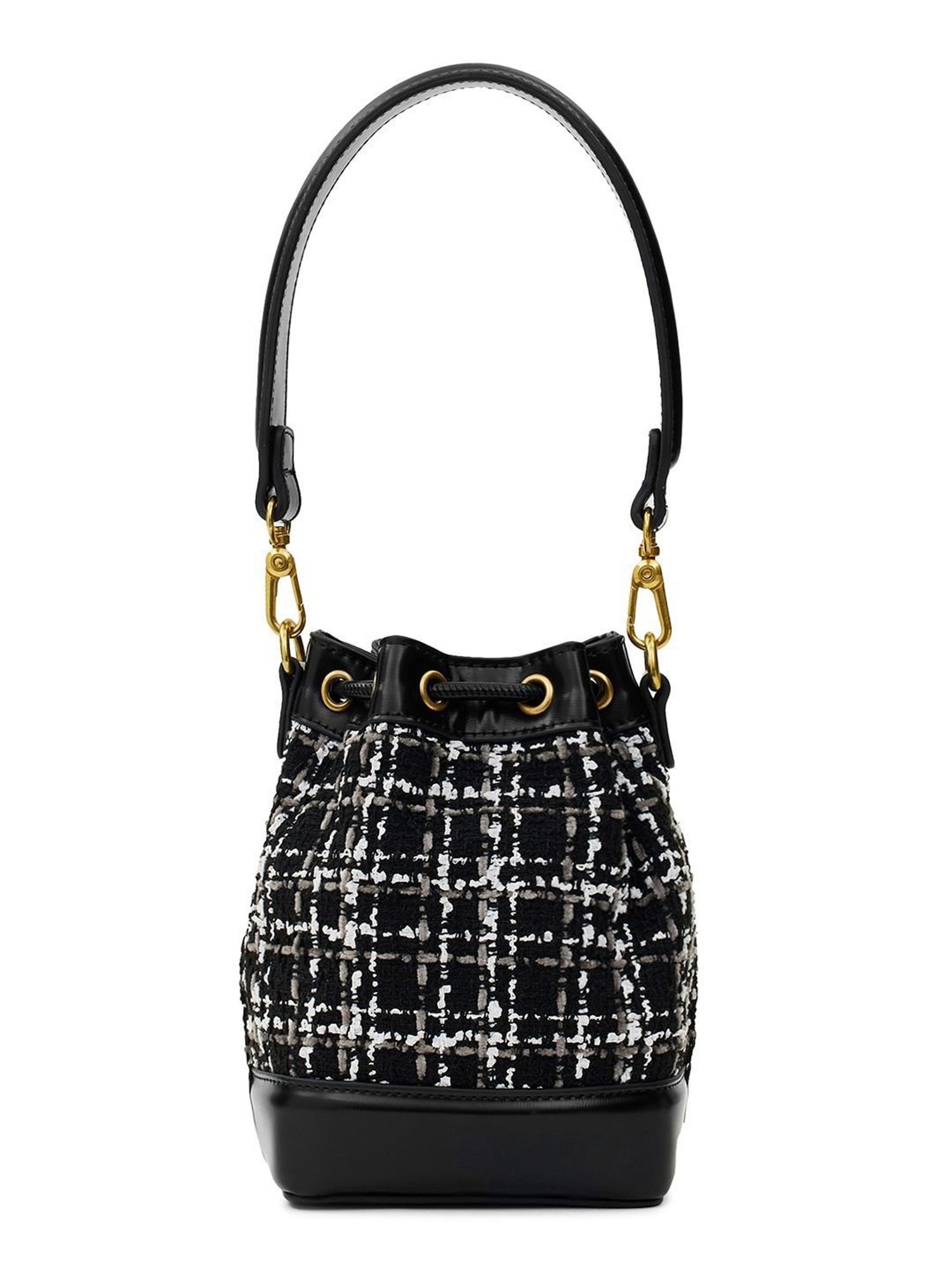 Miraggio Tiara Black Small Textured Potli