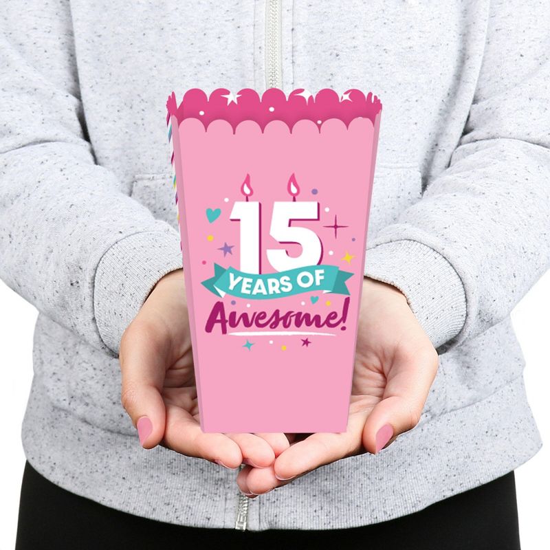 Big Dot of Happiness Adult 50th Birthday - Gold - Square Favor Gift Boxes - Birthday Party Bow Boxes - Set of 12