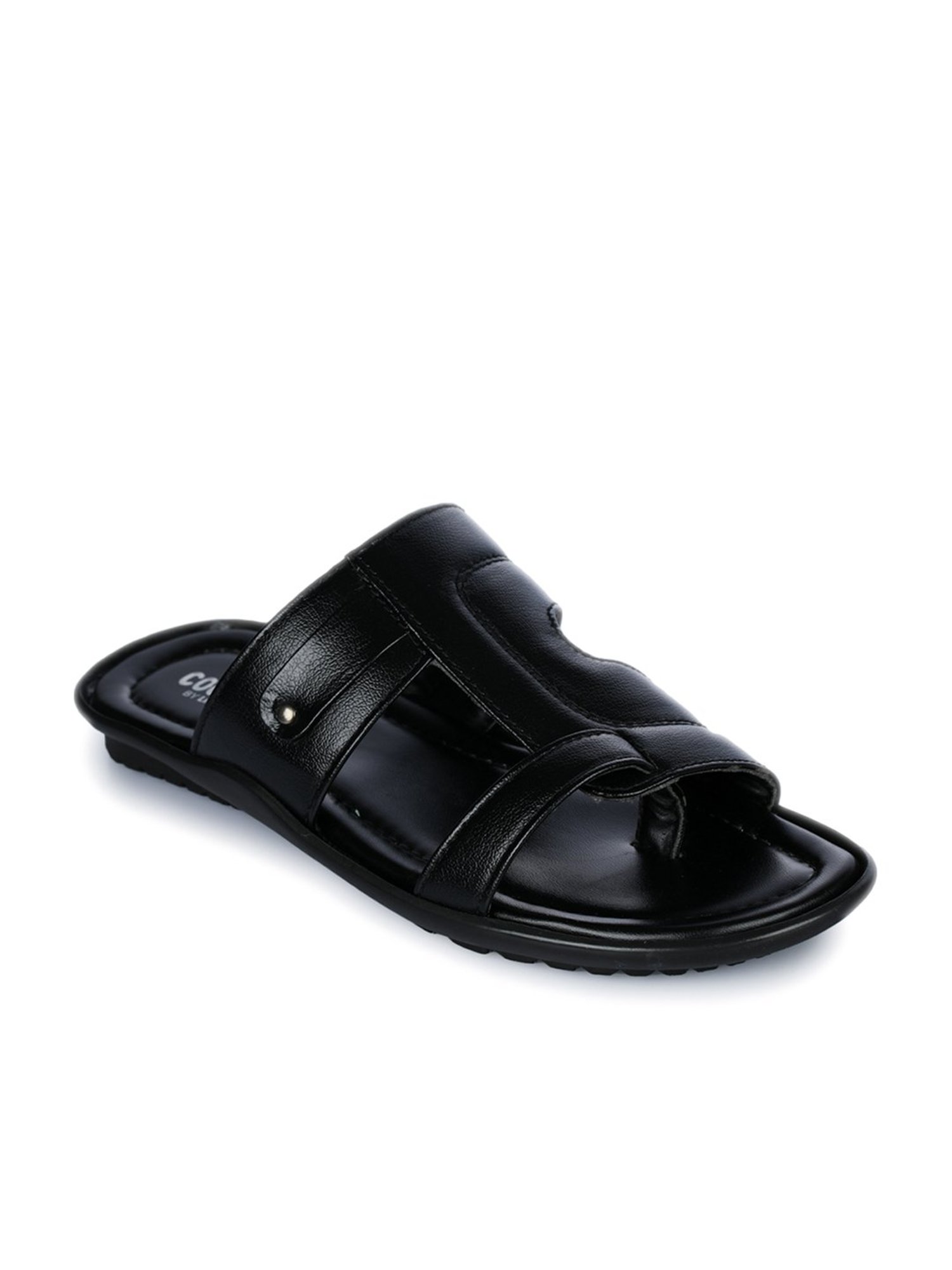 Coolers by Liberty Men's Black Casual Sandals