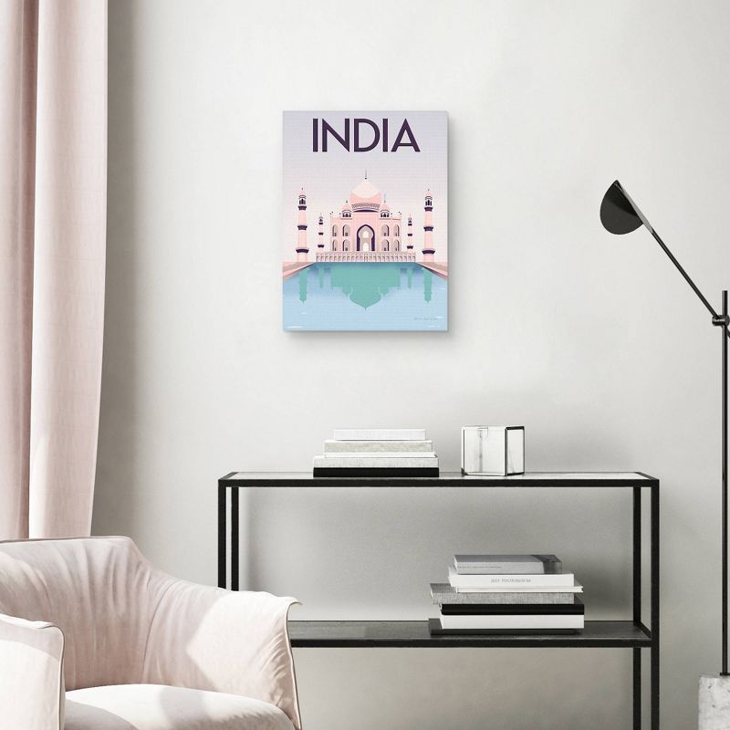 18" x 24" India by Omar Escalante Canvas Art Print - Masterpiece Art Gallery