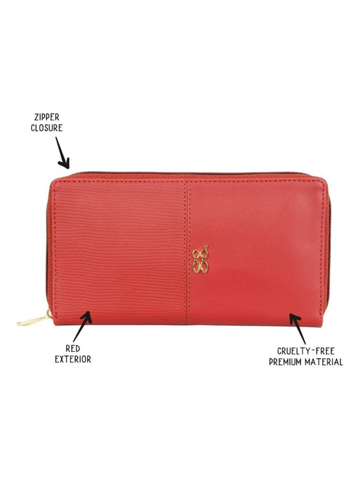 Baggit Red Solid Shoulder Bag