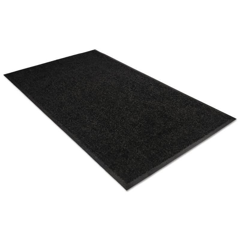 4'x6' Rectangle Solid Floor Mat Black - Guardian