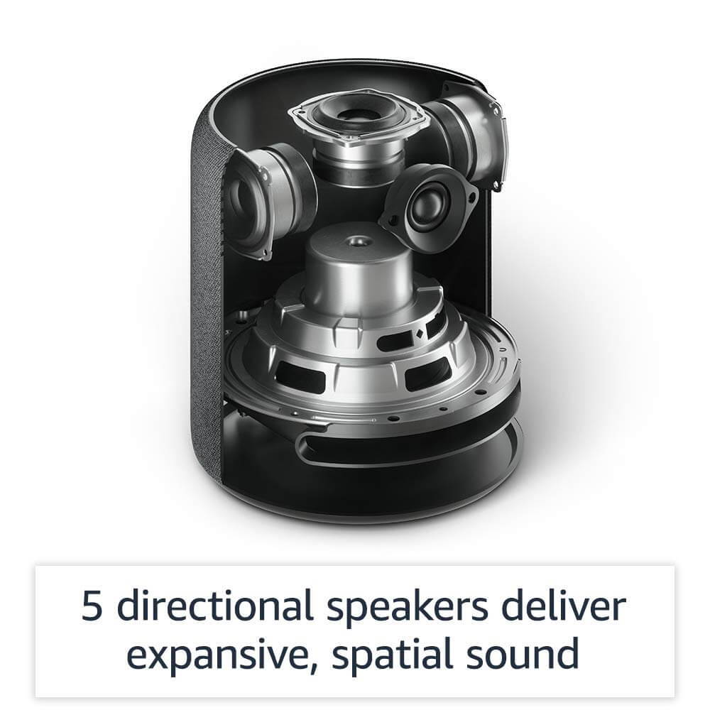 Amazon ECHOSTUDIOBK Echo Studio - High-fidelity Smart Speaker - Charcoal