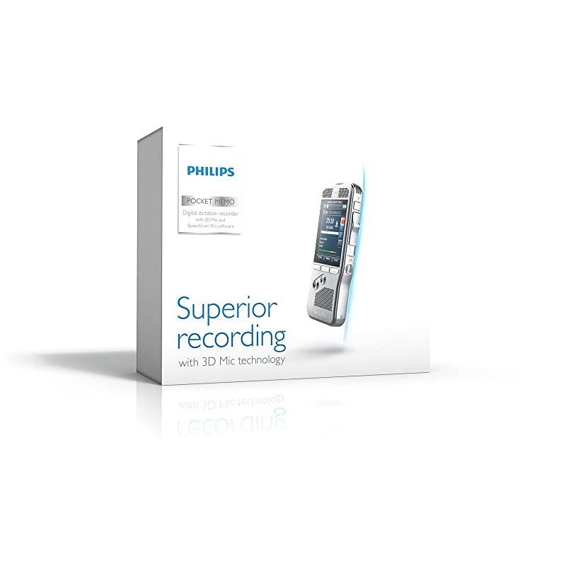 DPM-8000 Professional Digital Pocket Memo with Cradle and Speechexec Pro Software