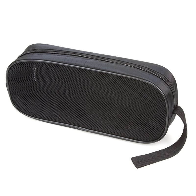 Chargers Case,Zipper Mesh Adapter Case,Universal Electronics Accessories Travel Organizer/Carry Case/Bag/Pouch/Sleeve for Notebook Tablet Power/Mouse/Cord/USB Accessories,Black