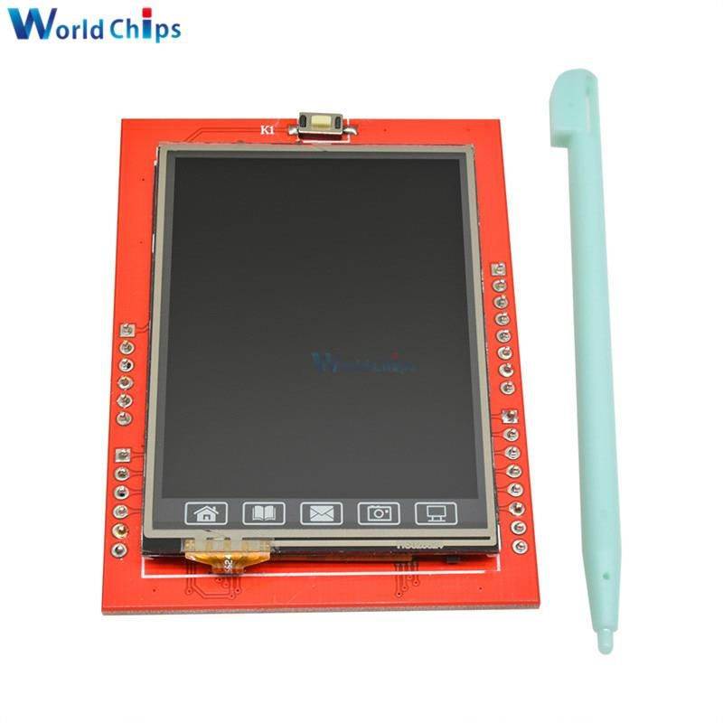 2.4 inch TFT LCD Touch Screen Shield for Arduino UNO R3 Mega2560 LCD Module 18-bit 262,000 Different Shades Display Board