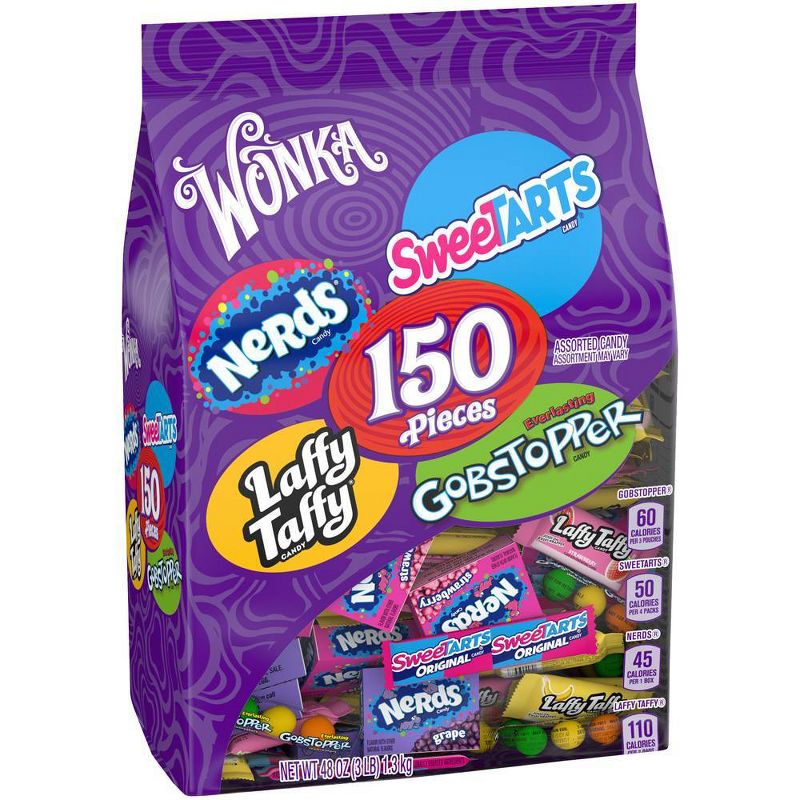 SweeTARTS, Nerds, Laffy Taffy and Gobstopper Mix Ups Variety Pack - 150ct